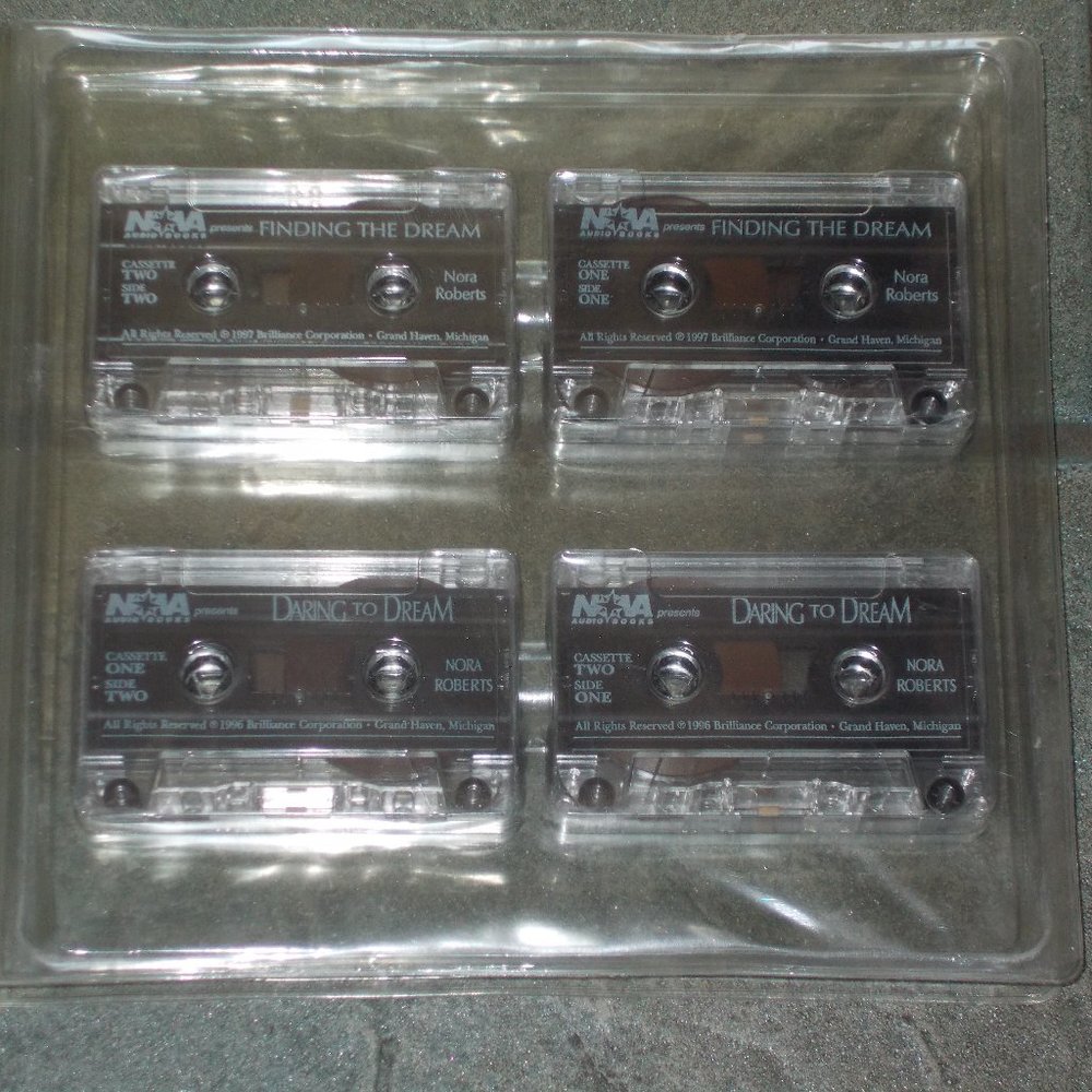 Finding The Dream by Nora Roberts, 8 cassette tape